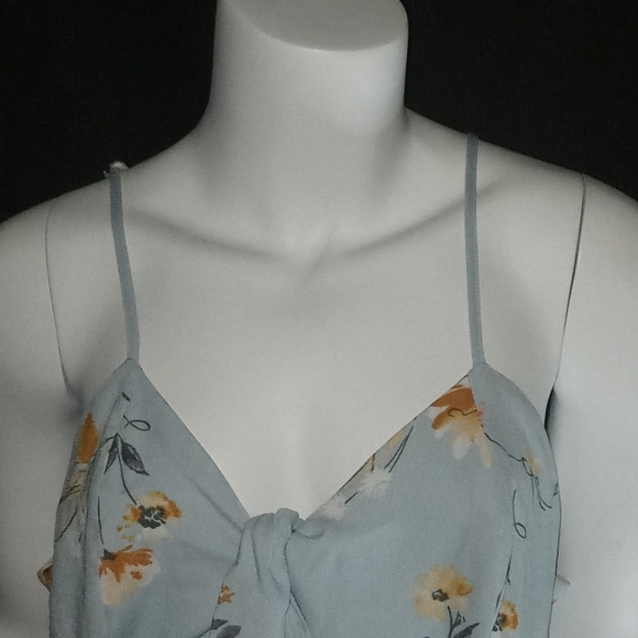 π€Front Tie Closureπ€ Floral Women's Dress π - Picture 2 of 10